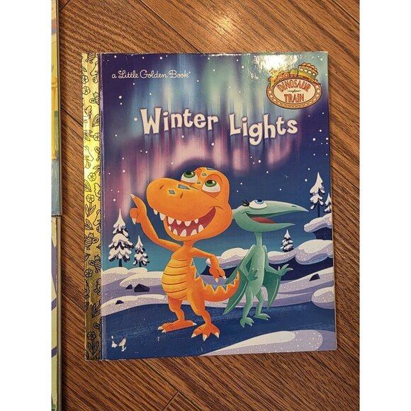 Little Golden Books Dinosaur Monster Dragon Themed Lot Of 7 Jurassic Park - Picture 3 of 8